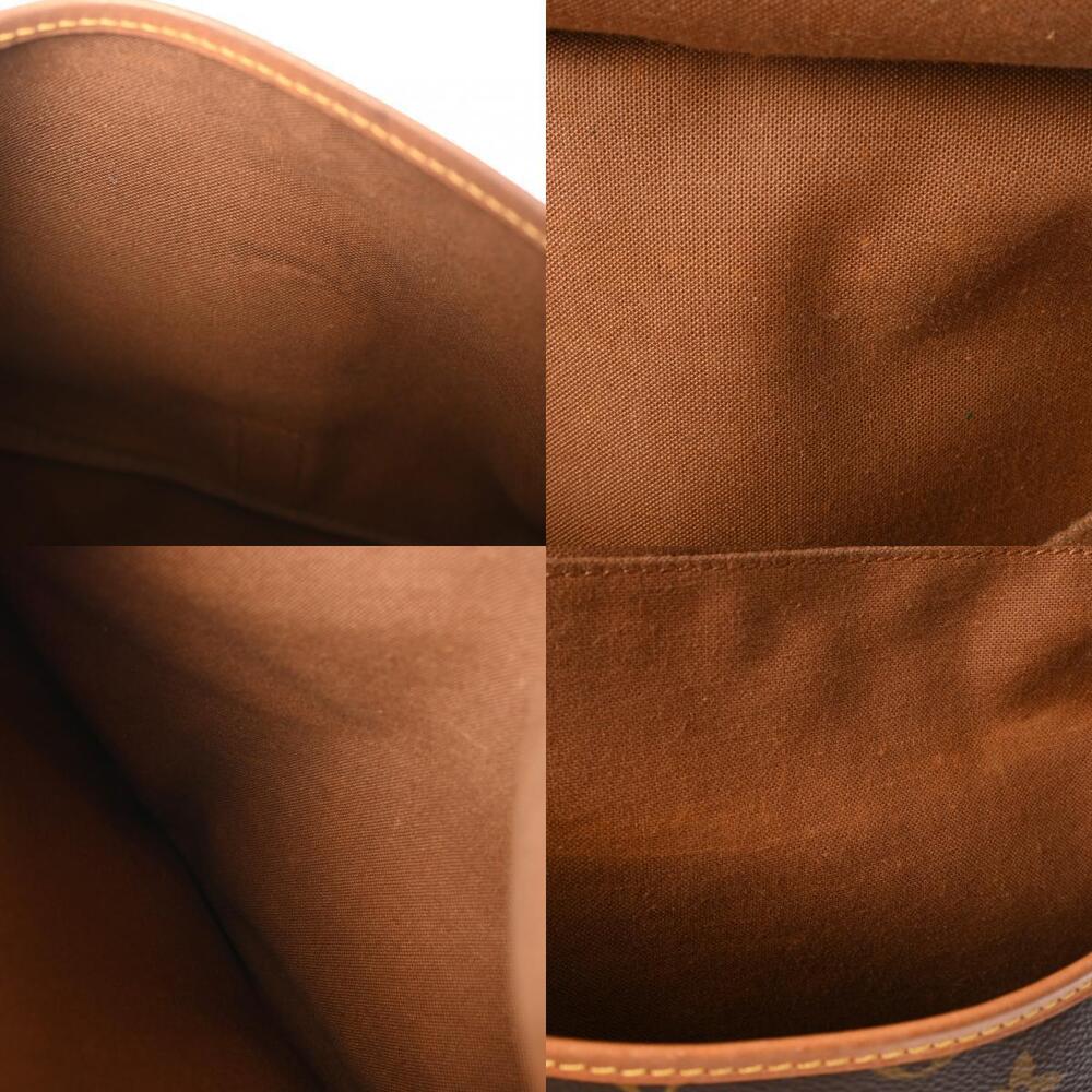Louis Vuitton Saumur Bag Monogram Brown Canvas Shoulder - Picture 10 of 11